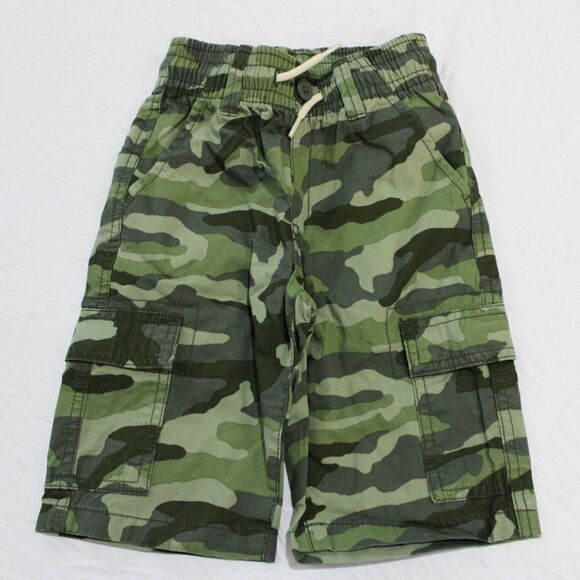 The Children's Place Other - Children's Place Tactical Cargo Long Shorts Olive Camo Size 14